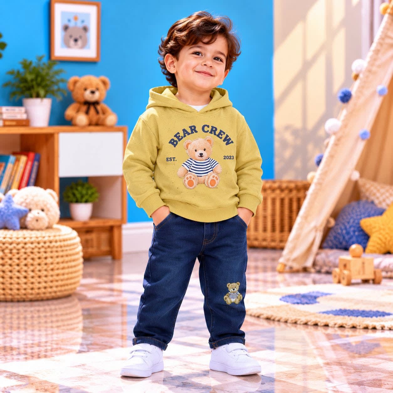 Baby Boys 2-Piece Hoodie Outfit