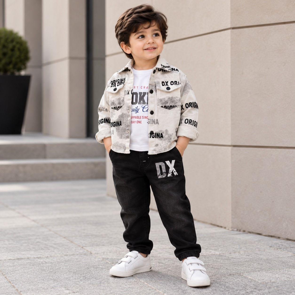 Boys Grey DX ORIGINAL 3-Piece