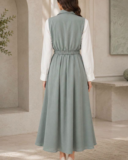 Imported coat maxi with 2 side pockets