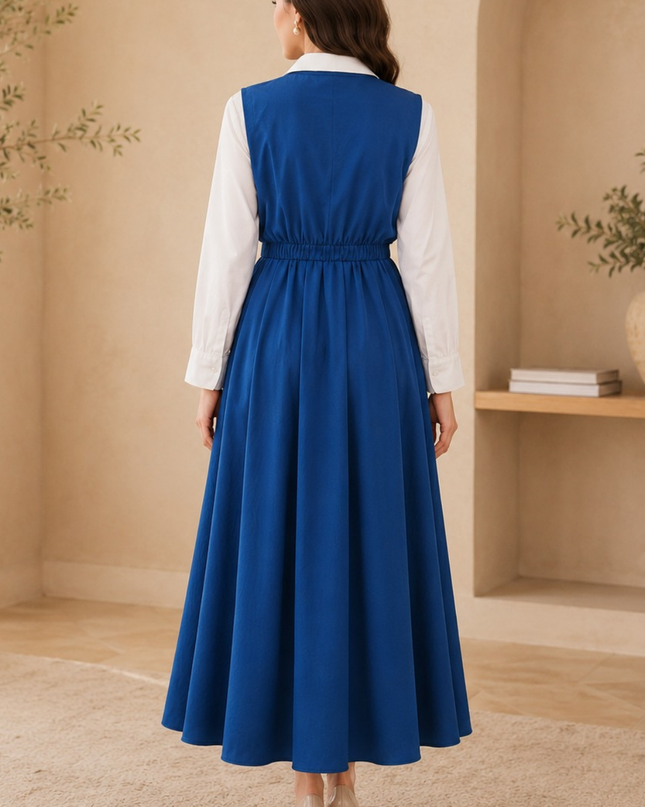 Imported coat maxi with 2 side pockets