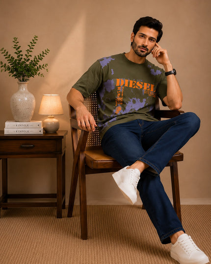 Premium T-Shirt and Denim Pant
