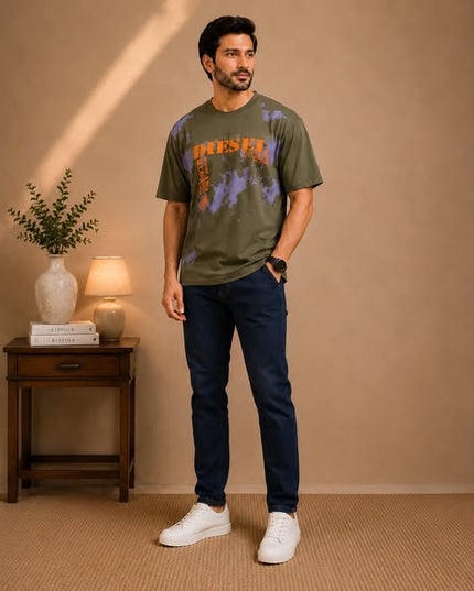 Premium T-Shirt and Denim Pant