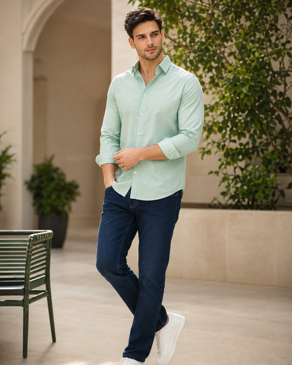 Fresh and Stylish Everyday Shirt and Denim Pant Combo