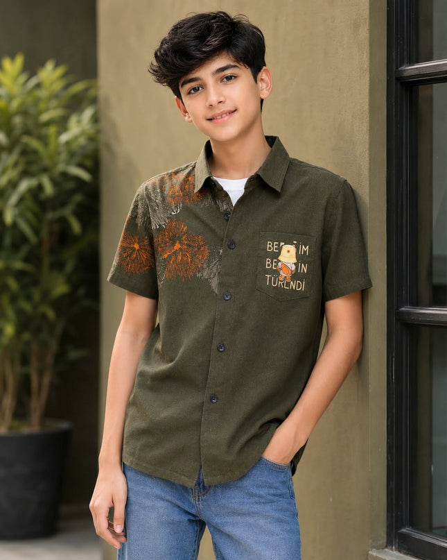 Stylish Boys’ 2 Piece Shirt