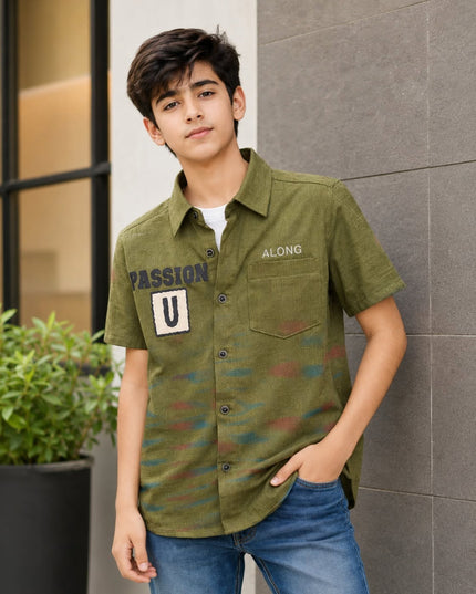 Stylish Boys’ 2 Piece Shirt