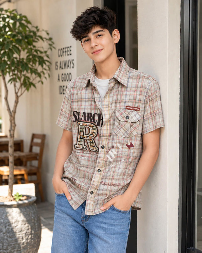 Stylish Boys’ 2 Piece Shirt