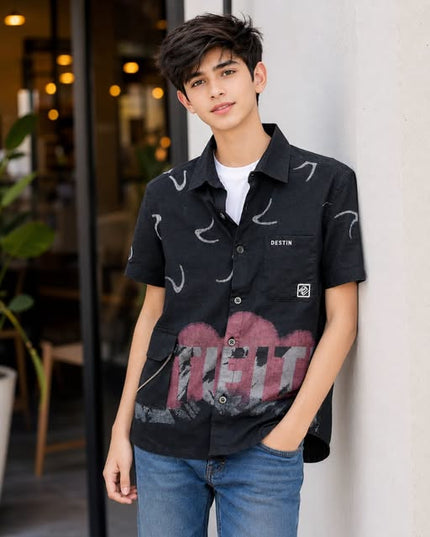 Stylish Boys’ 2 Piece Shirt