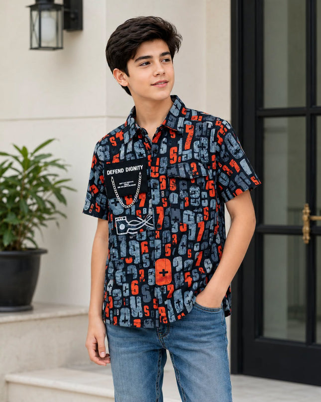 Stylish Boys’ 2 Piece Shirt