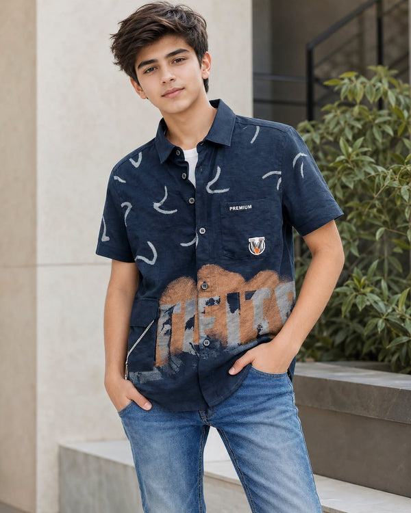 Stylish Boys’ 2 Piece Shirt