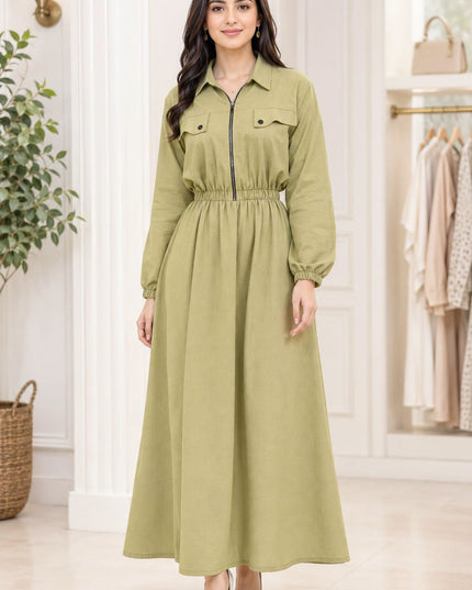 Imported coat maxi with 2 side pockets