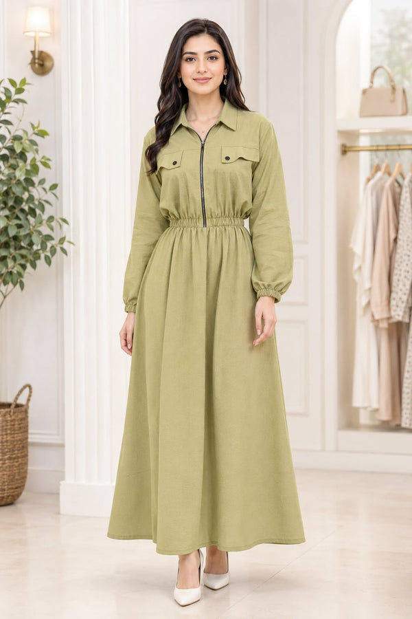 Imported coat maxi with 2 side pockets