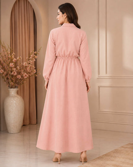 Imported coat maxi with 2 side pockets