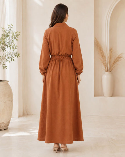 Imported coat maxi with 2 side pockets