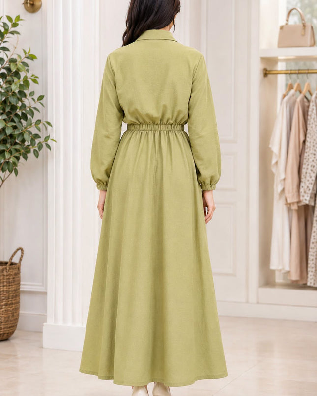 Imported coat maxi with 2 side pockets