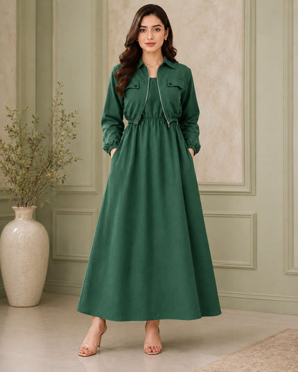 Imported coat maxi with 2 side pockets