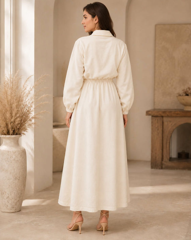 Imported coat maxi with 2 side pockets