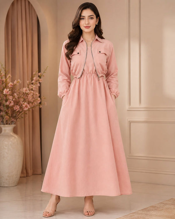 Imported coat maxi with 2 side pockets