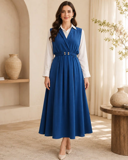 Imported coat maxi with 2 side pockets