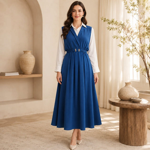 Imported coat maxi with 2 side pockets