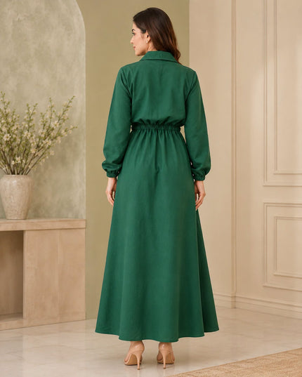 Imported coat maxi with 2 side pockets