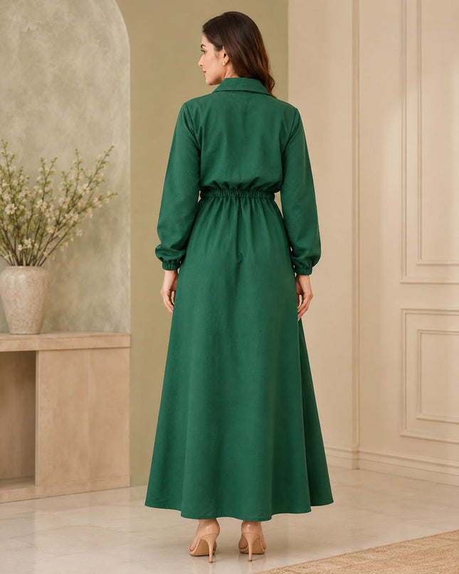 Imported coat maxi with 2 side pockets