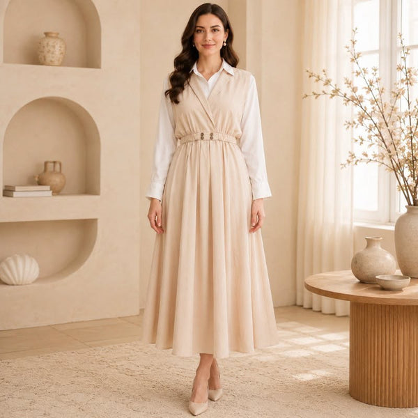Imported coat maxi with 2 side pockets