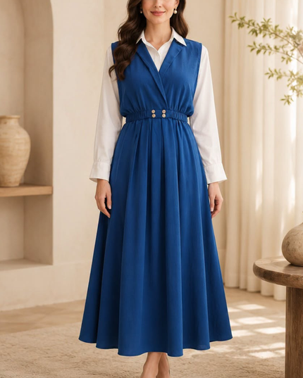 Imported coat maxi with 2 side pockets