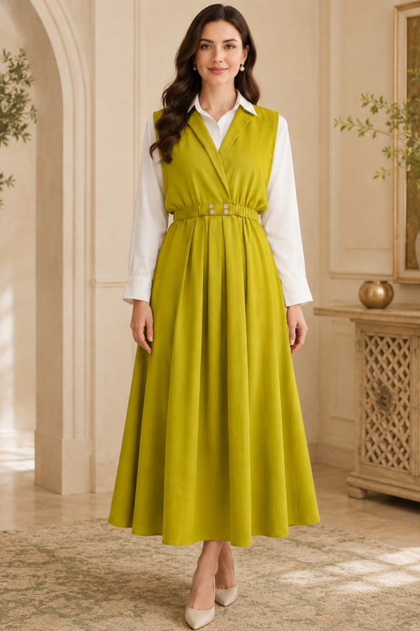 Imported coat maxi with 2 side pockets