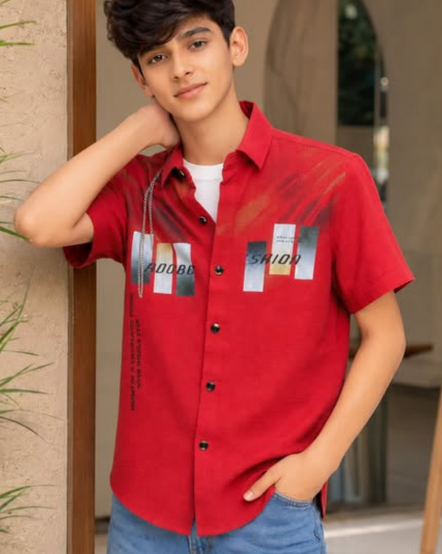 Stylish Boys’ 2 Piece Shirt