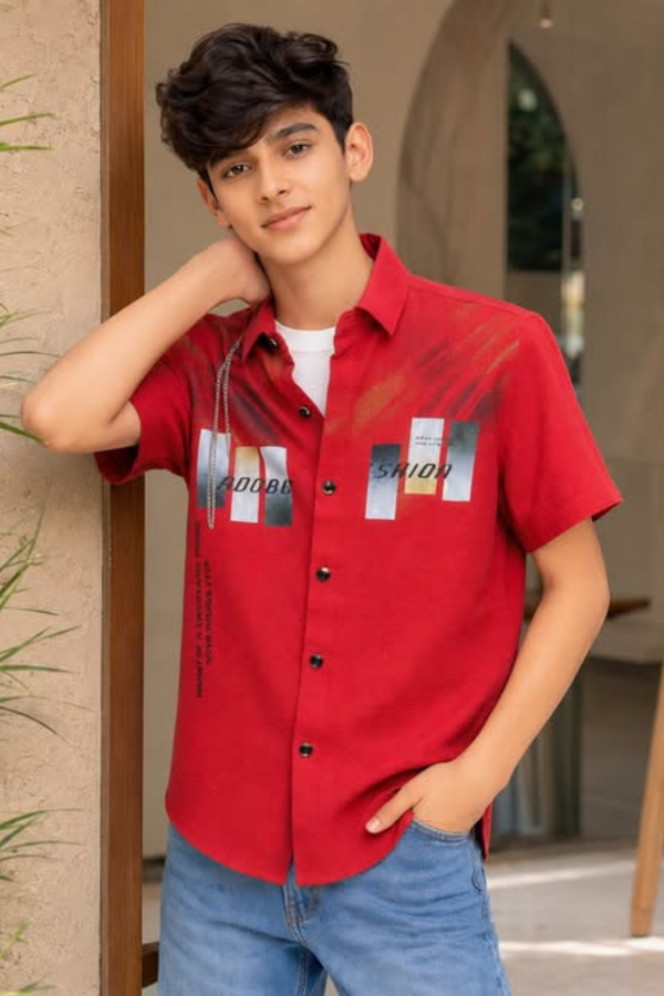 Stylish Boys’ 2 Piece Shirt