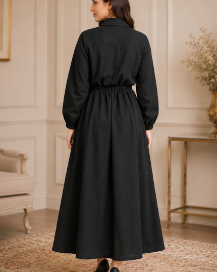 Imported coat maxi with 2 side pockets