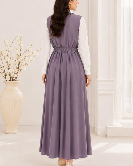 Imported coat maxi with 2 side pockets