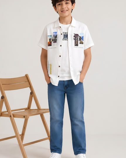 Boys Imported 2-Piece Shirt