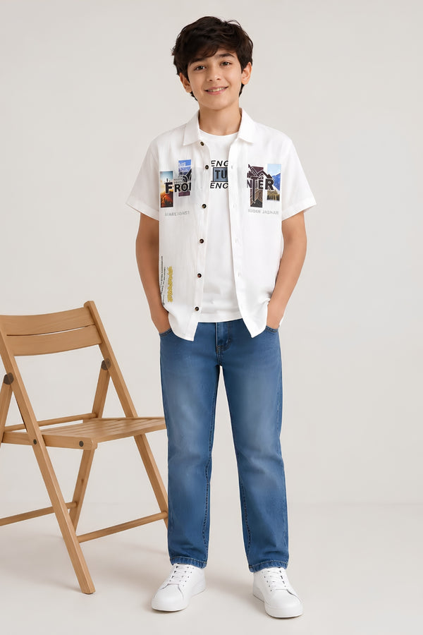 Boys Imported 2-Piece Shirt