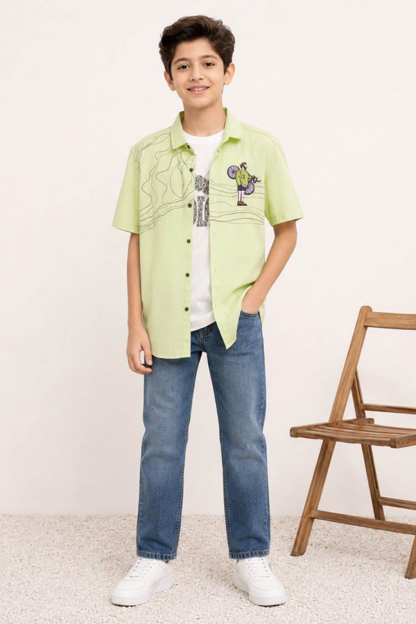 Boys Imported 2-Piece Shirt