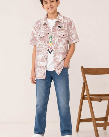 Boys Imported 2-Piece Shirt