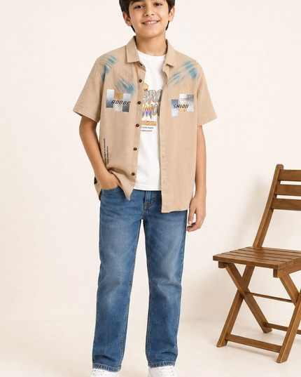 Boys Imported 2-Piece Shirt