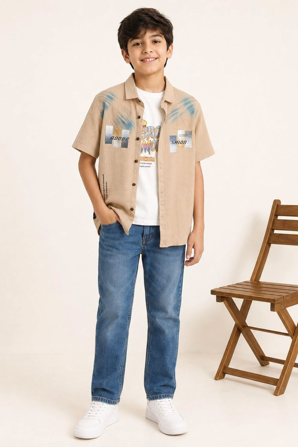 Boys Imported 2-Piece Shirt