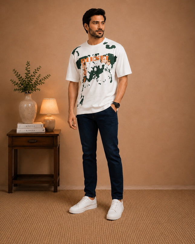 Premium T-Shirt and Denim Pant