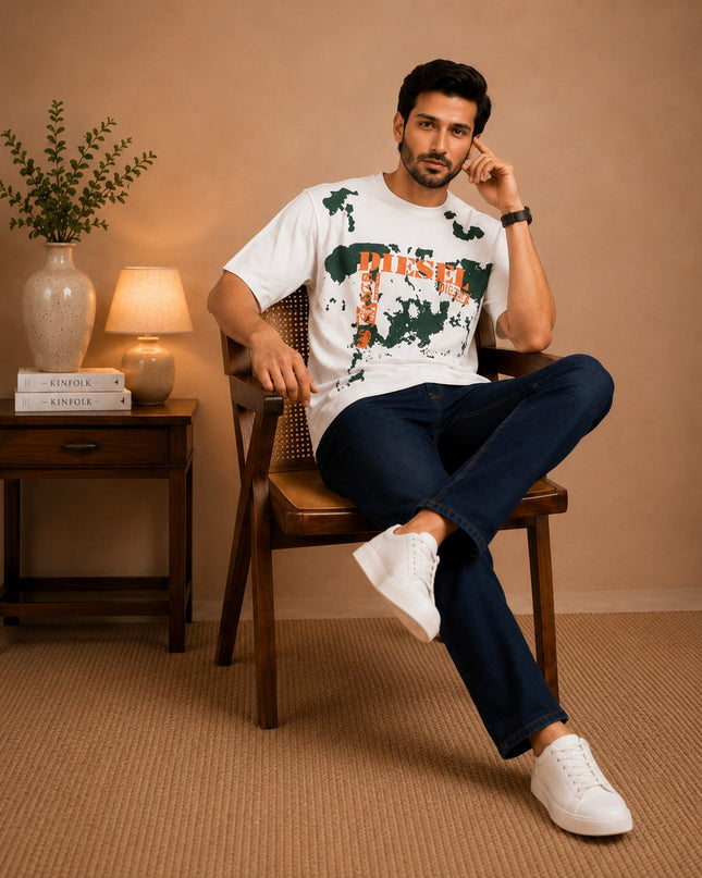 Premium T-Shirt and Denim Pant